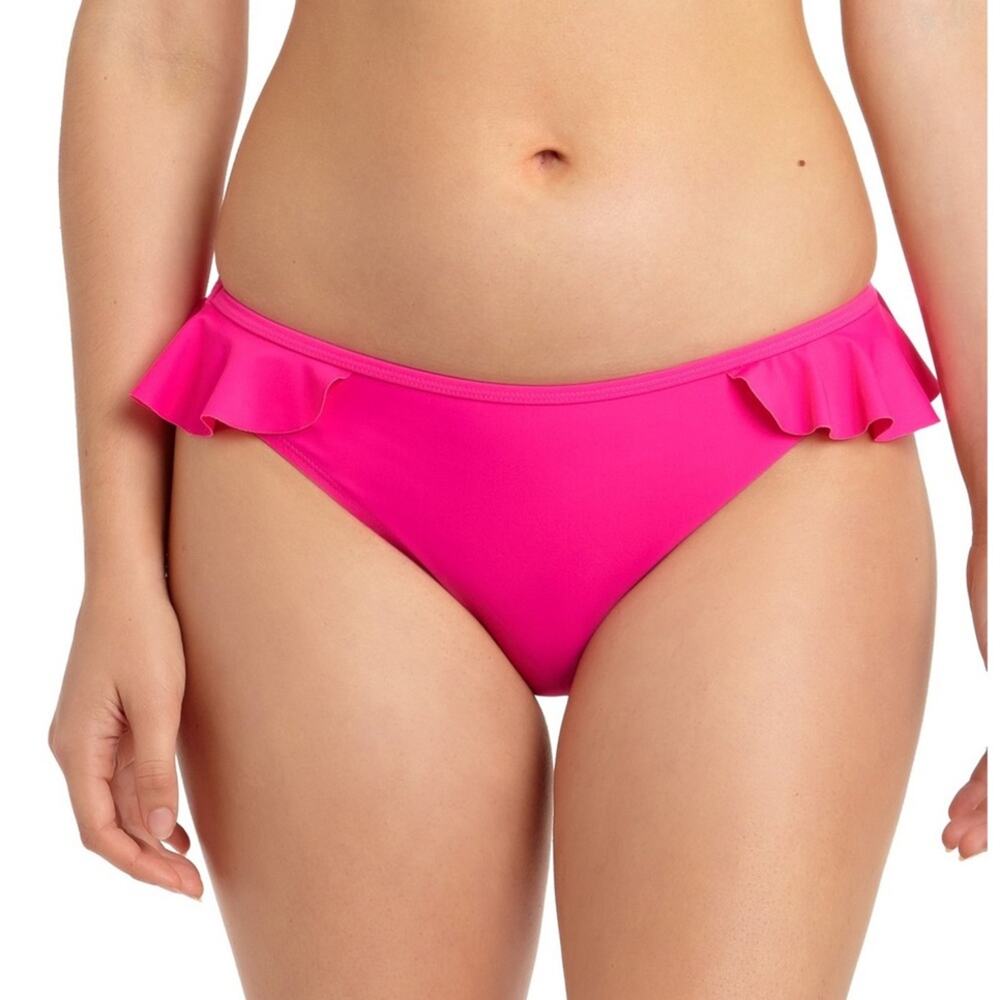 California Waves Ruffle Hipster Bikini Swim Bottom